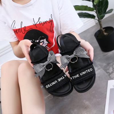 Γυναικεία σανδάλια με κορδέλα σε διάφορα χρώματα