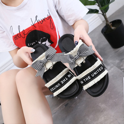 Γυναικεία σανδάλια με κορδέλα σε διάφορα χρώματα