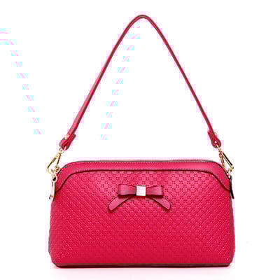 Κυρίες κομψή τσάντα σε διάφορα χρώματα με κορδέλα