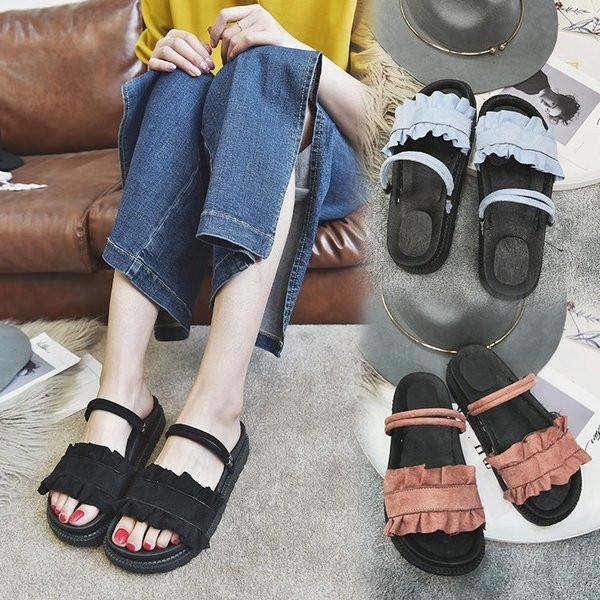 Sandale de damă în diferite culori potrivite pentru utilizarea de zi cu zi