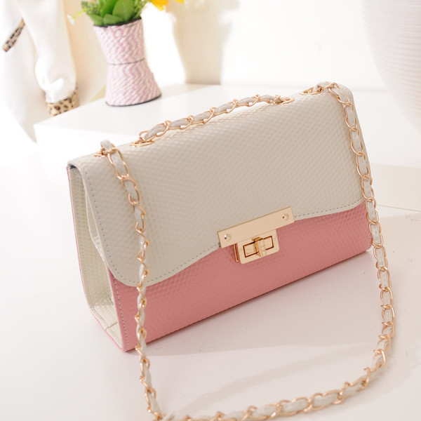 Geanta de dama in mai multe culori cu decor metalic