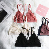 Κυρίες δαντέλα σουτιέν χωρίς τακάκια σε διάφορα χρώματα