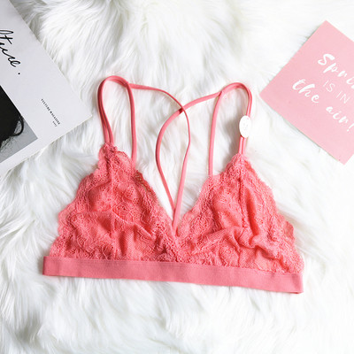 Κυρίες δαντέλα σουτιέν χωρίς τακάκια σε διάφορα χρώματα