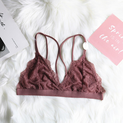 Κυρίες δαντέλα σουτιέν χωρίς τακάκια σε διάφορα χρώματα