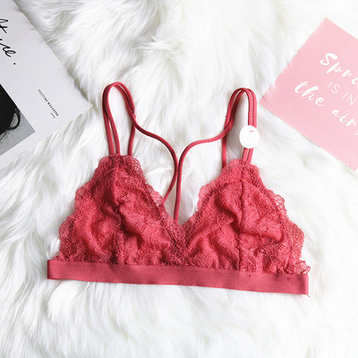 Κυρίες δαντέλα σουτιέν χωρίς τακάκια σε διάφορα χρώματα