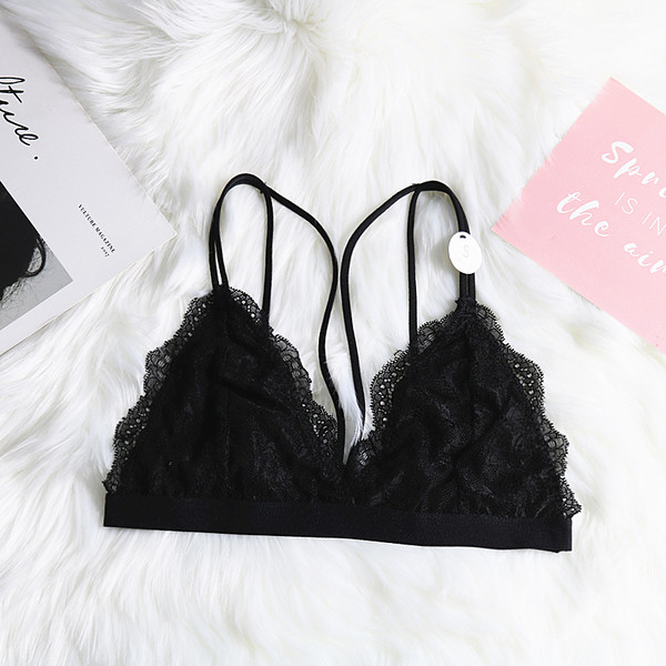 Κυρίες δαντέλα σουτιέν χωρίς τακάκια σε διάφορα χρώματα