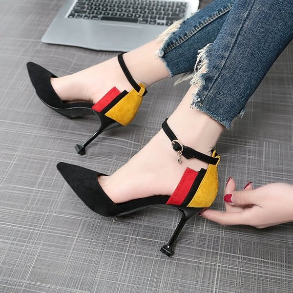 Pantofi eleganti de dama cu toc inalt