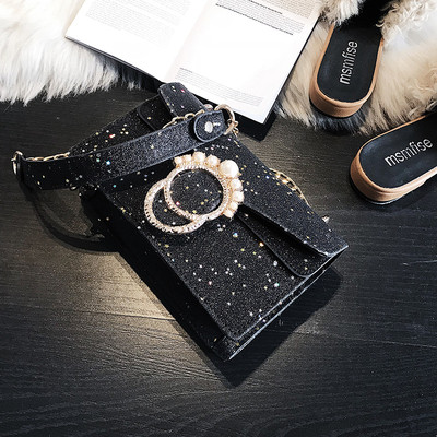 Κυρίες μοντέρνες τσάντες μπροκάρ με διακοσμητικές χάντρες