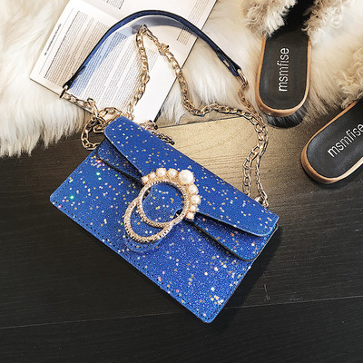 Κυρίες μοντέρνες τσάντες μπροκάρ με διακοσμητικές χάντρες