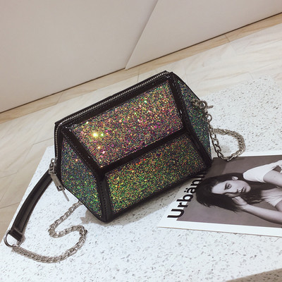 Τσάντα κυρία σε διάφορα χρώματα με μπροκάρ