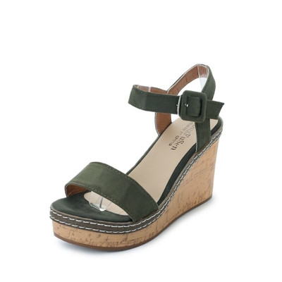 Γυναικεία σανδάλια με ψηλή σόλα σε τρία χρώματα