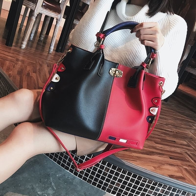 Κομψή δερμάτινη τσάντα γυναικών σε διάφορα χρώματα