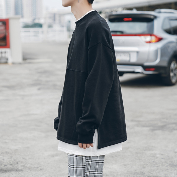 Hanorac zilnic pentru bărbați în trei culori cu guler O