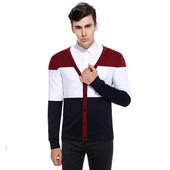 Мъжка цветна жилетка модел Slim в два нюанса