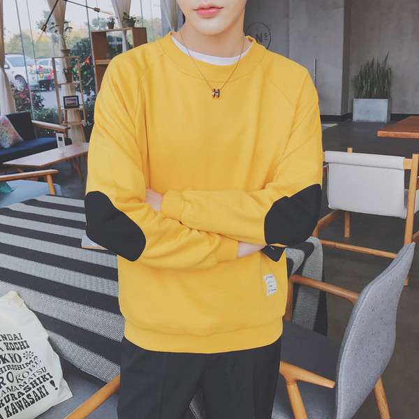 Pulover sport barbati cu guler in forma de O in 4 culori