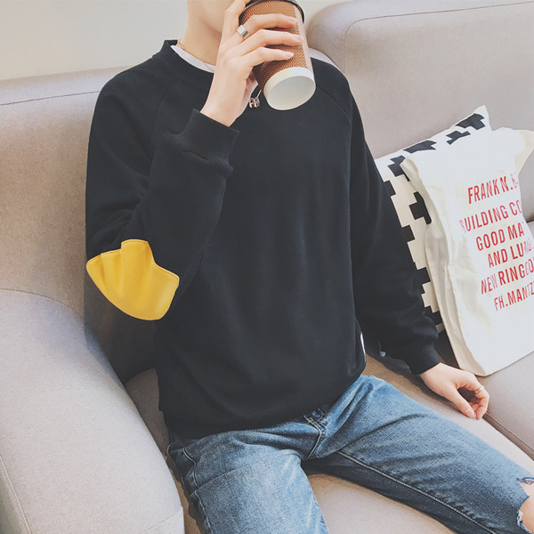 Pulover sport barbati cu guler in forma de O in 4 culori