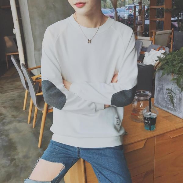 Pulover sport barbati cu guler in forma de O in 4 culori