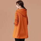 Γυναικείο φούτερ με κουκούλα σε δύο χρώματα