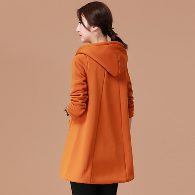 Γυναικείο φούτερ με κουκούλα σε δύο χρώματα