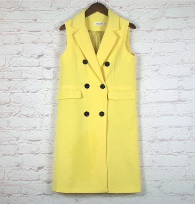 Vesta eleganta lunga de dama in trei culori