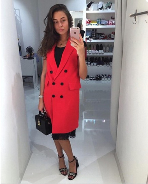 Vesta eleganta lunga de dama in trei culori