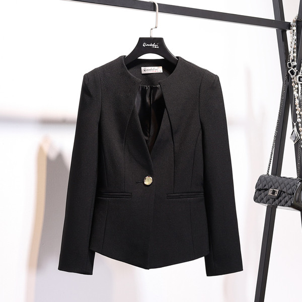 Γυναικείο κομψό μαύρο σακάκι