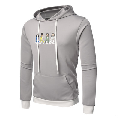 Hanorac de zi cu zi pentru bărbați cu aplicare în patru culori