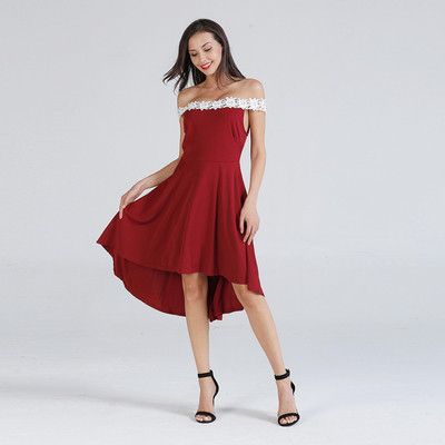 Γυναικείο φόρεμα με δαντέλα σε διάφορα χρώματα