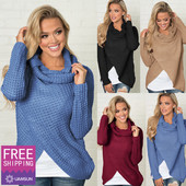 Vesta dama cu guler inalt in mai multe culori