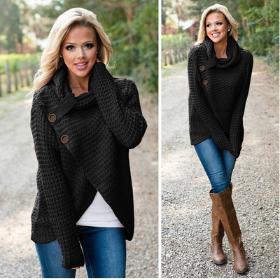 Vesta dama cu guler inalt in mai multe culori