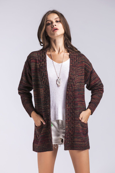 Cardigan dama model larg in patru culori