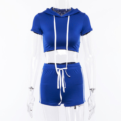 Set sport pentru femei în negru și albastru