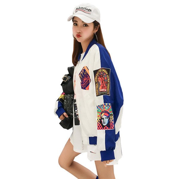 Geaca dama subtire model lat cu aplicatie - doua culori