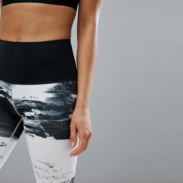 Jambiere sport de damă de culoare deschisă