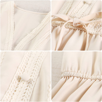 Rochie de dama din sifon cu decolteu in V model