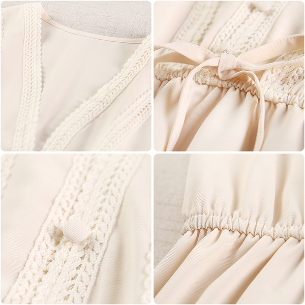 Rochie de dama din sifon cu decolteu in V model