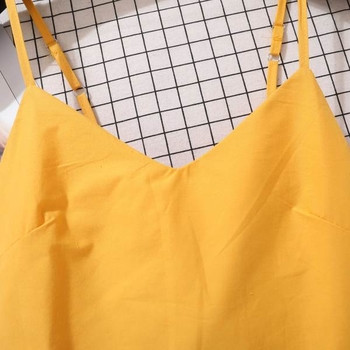 Γυναικείο φόρεμα σε δύο χρώματα με κορδέλα στην πλάτη