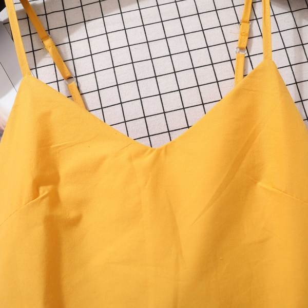  Γυναικείο φόρεμα σε δύο χρώματα με κορδέλα στην πλάτη 