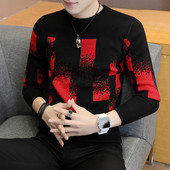 Pulover barbatesc cu guler jos in 2 culori