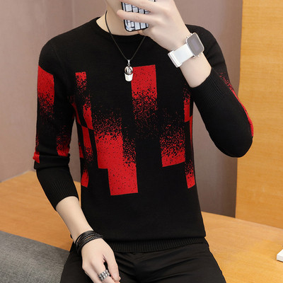 Pulover barbatesc cu guler jos in 2 culori