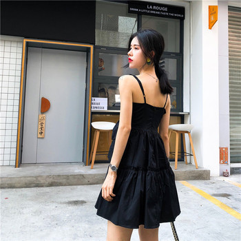 HIT Rochie moderna de dama cu decolteu in V model in doua culori