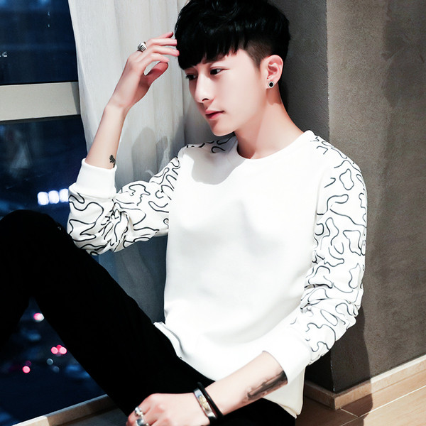 Pulover sport barbati cu margine pe maneci in mai multe modele