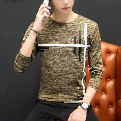 Pulover de toamna barbati cu guler in forma de O in mai multe culori