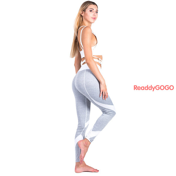 Jambiere sport de damă în culoarea gri