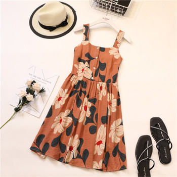 Γυναικείο φόρεμα με φλοραλ πριντ σε διάφορα χρώματα