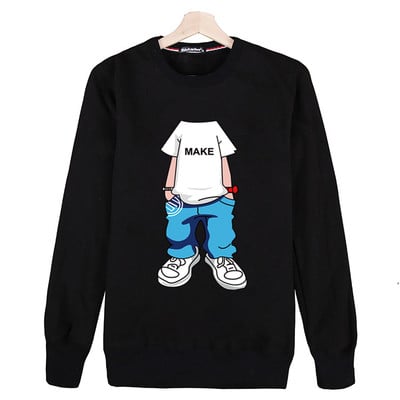 Férfi vastag pulóver rátéttel több modellben