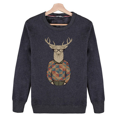 Férfi vastag pulóver rátéttel több modellben