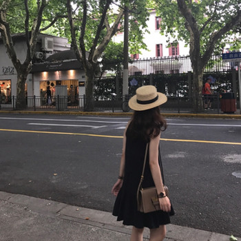 Rochie de dama sport-eleganta model lat in culoarea neagra