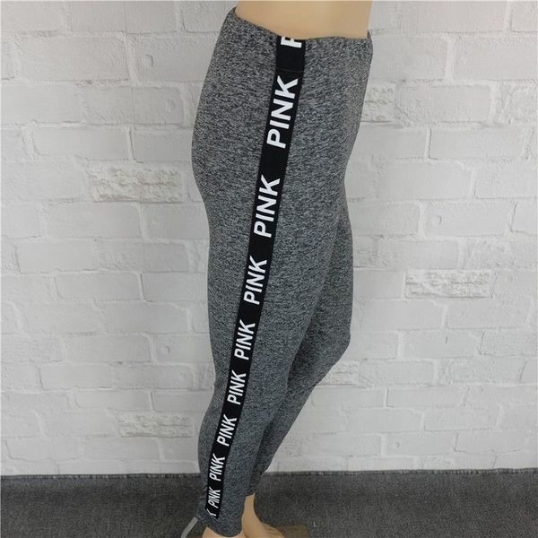 Jambiere sport elastice de damă, de culoare gri