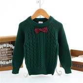 Модерен детски пуловер за момче с панделка в няколко цвята